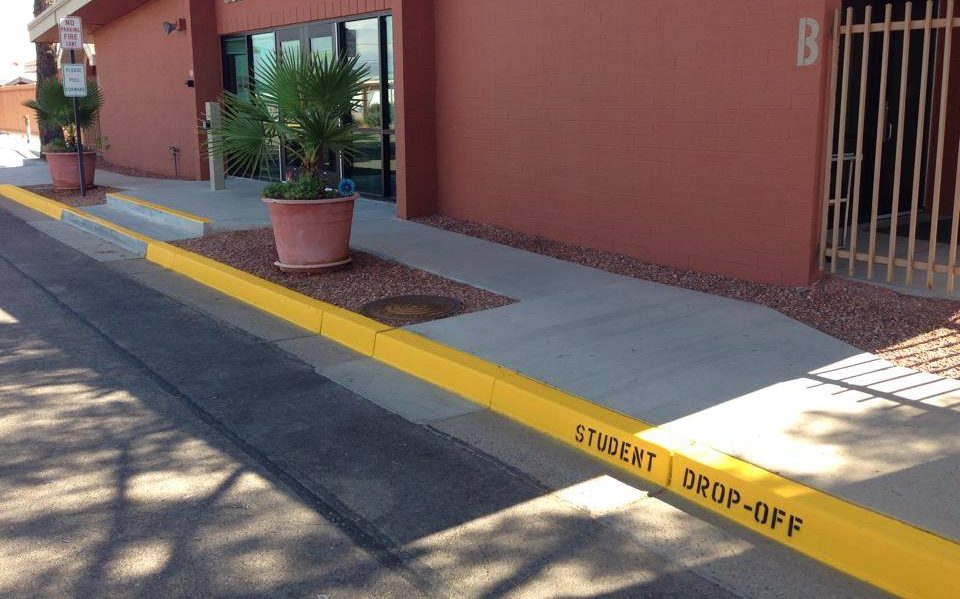 curb painting service in Scottsdale.